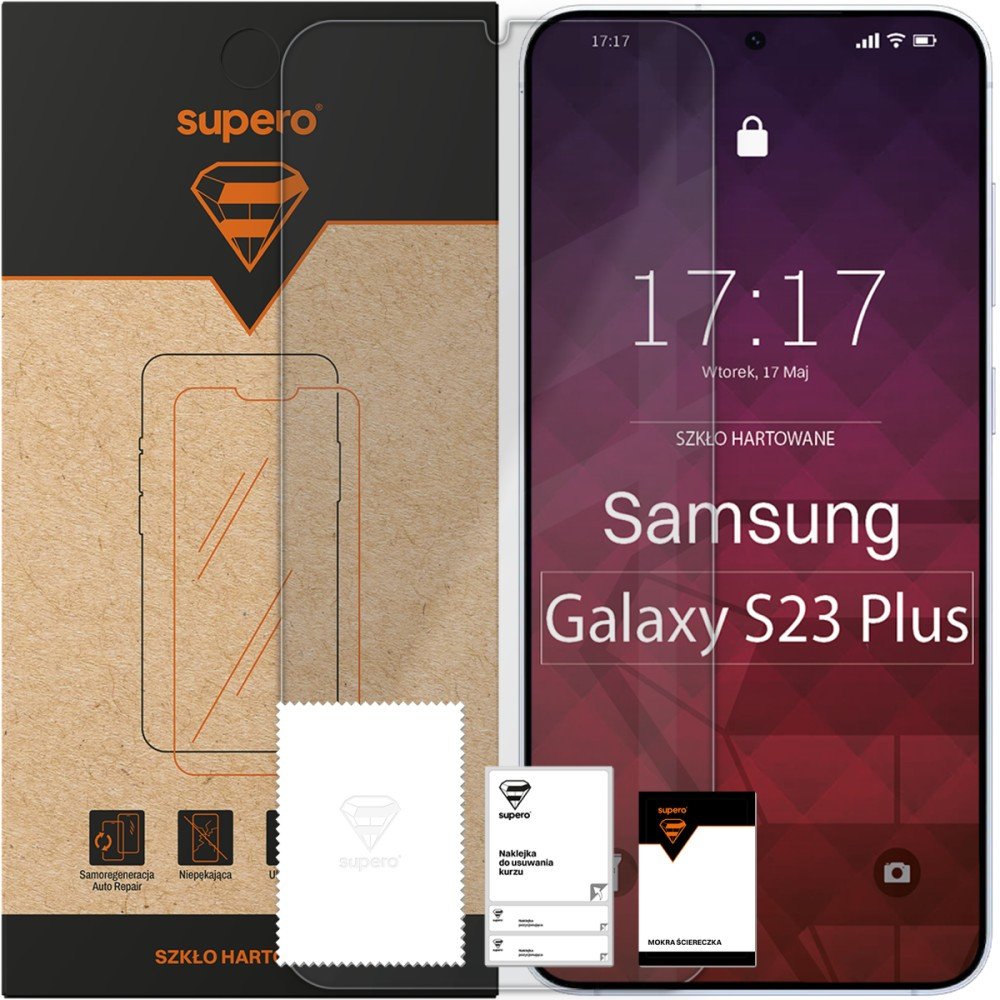 Szkło hartowane Supero do Samsung Galaxy S23 Plus
