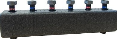 Afriso rozdzielacz ze sprzęgłem hydraulicznym KSV 125-3, do 70 kW, dla 3 obiegów 77315