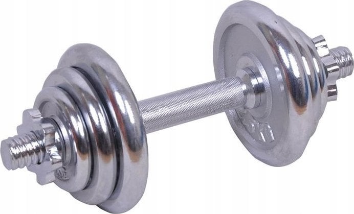 Spartan Zestaw - Chromowana Sztanga + Talerze 2 x 2,5 kg 2 x 1,25 kg SPARTAN