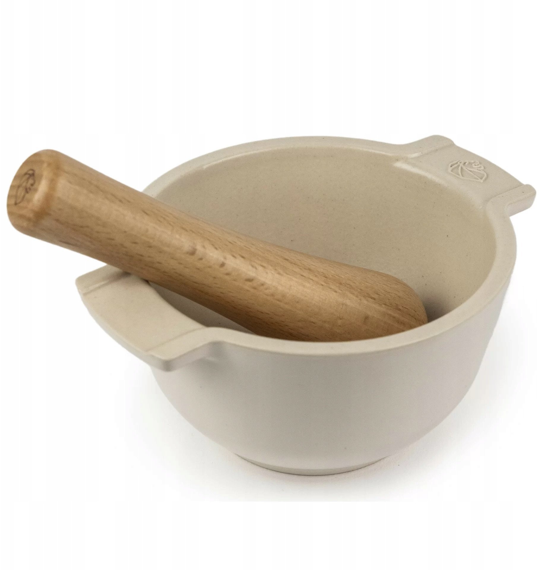 APPOLIA Moździerz do przypraw, ecru