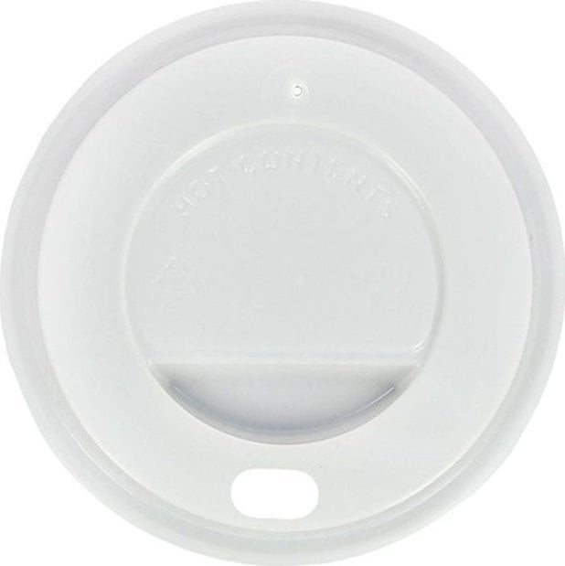 Duni Plastlåg Catersource Ø80 mm Wysoki Biały do kubka na kawę,100 stk/ps - (100 stk.)