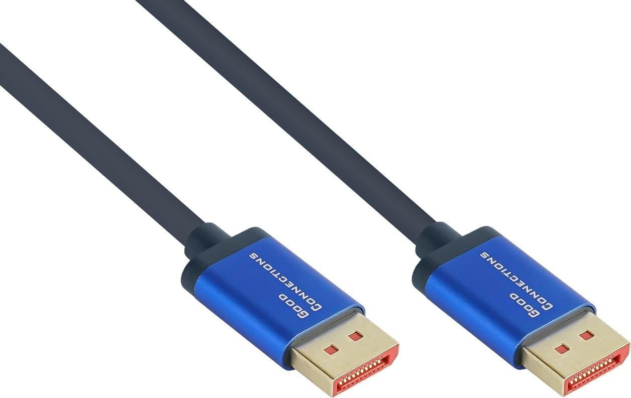 Kabel Alcasa Alcasa 4814-SF010B kabel DisplayPort 1 m Niebieski