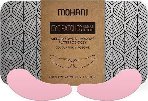 Mohani Wielorazowe płatki silikonowe pod oczy Pink 2szt.