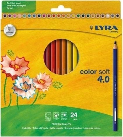 Ołówek Color Soft 4.0 Hangable 24 kolory