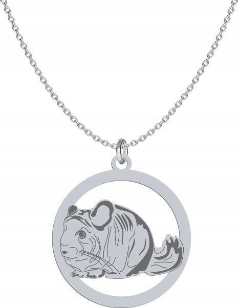 Radziszewska Jewellery Srebrny Naszyjnik z SZYNSZYLĄ GRAWER DEDYKACJA