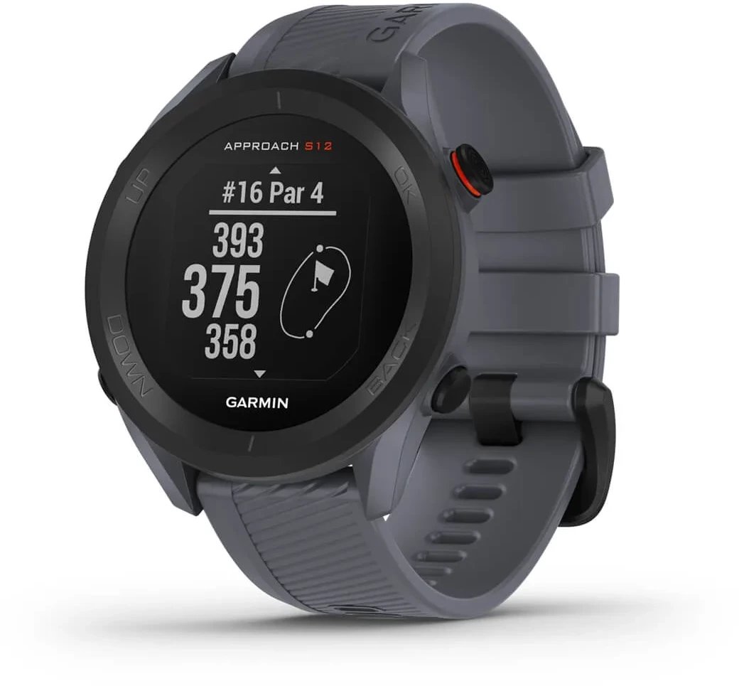 Zegarek sportowy Garmin Approach S12 Grafitowy (010-02472-11)