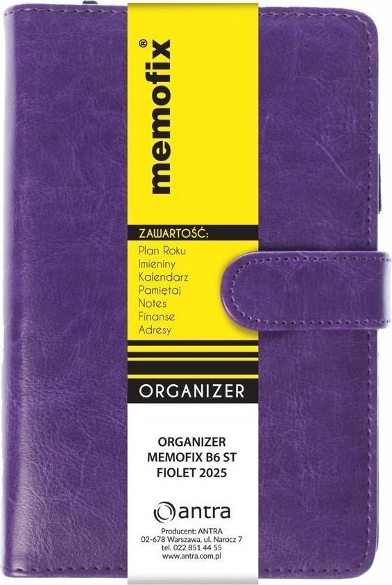Organizer Memofix B6 ST fioletowy
