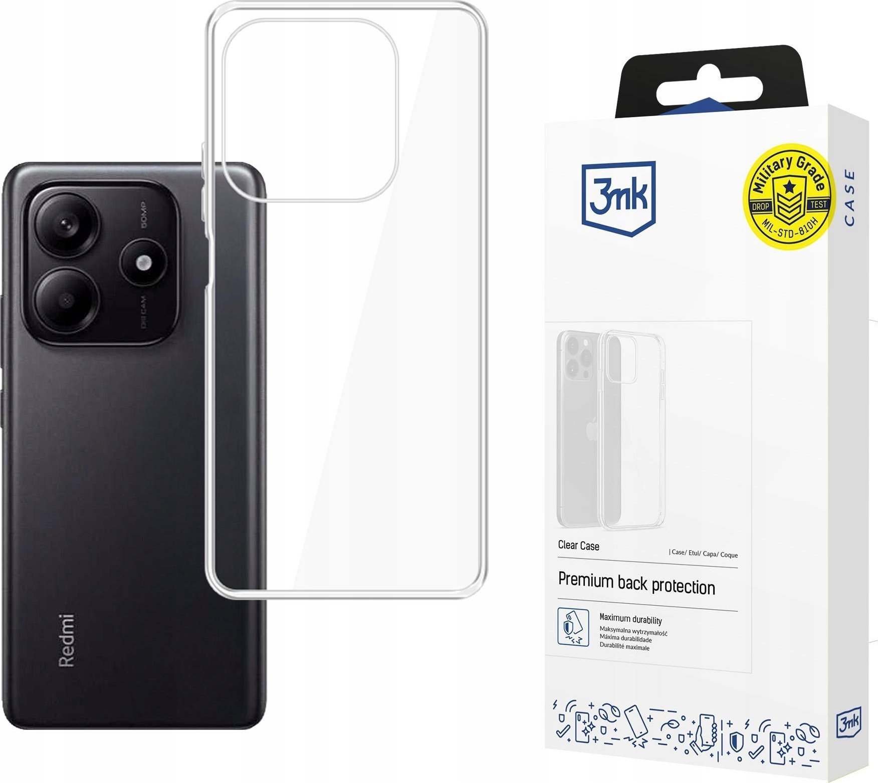 3MK Etui Clear Case do Xiaomi Redmi Note 14 5G