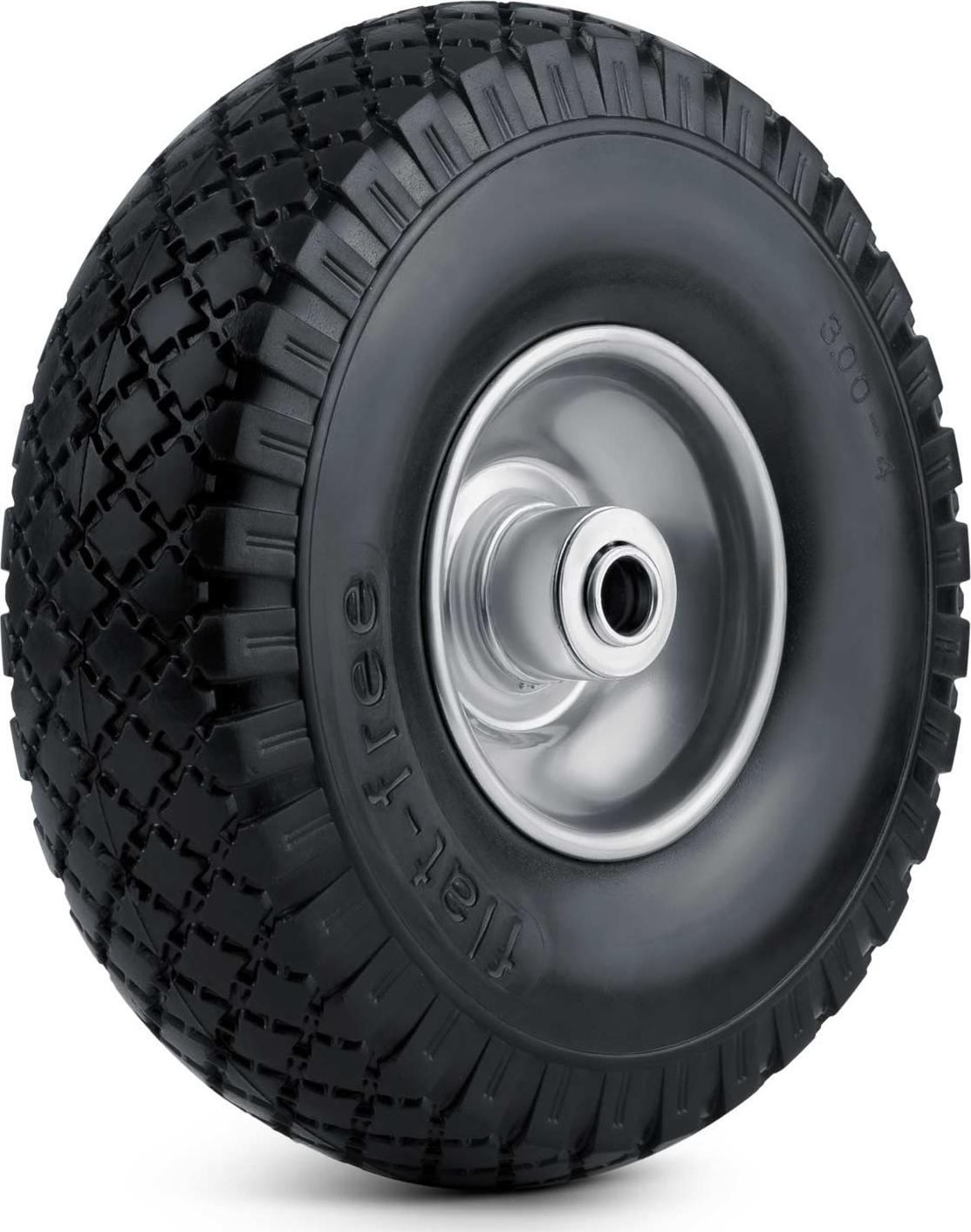 Humberg Koło do taczki bezdętkowe 3.00-4 czarno-srebrne Humberg