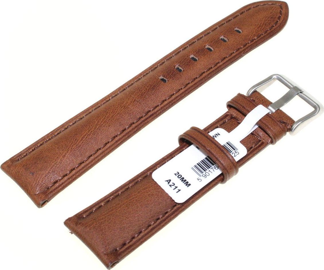 Chermond Skórzany pasek do zegarka 20 mm Chermond A211.20 M.BR