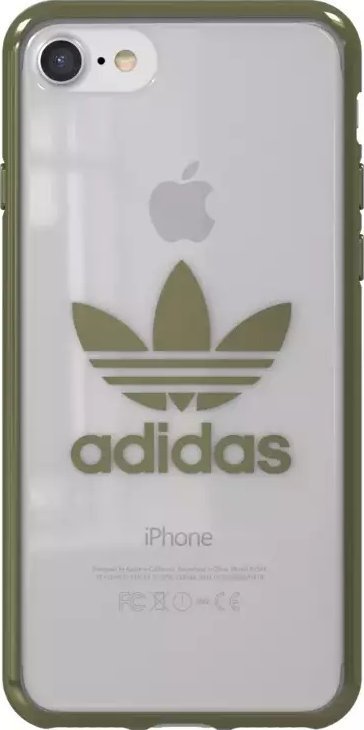 Adidas Clear Case Silicone Case for Apple iPhone 7 / 8 Transparent - Green