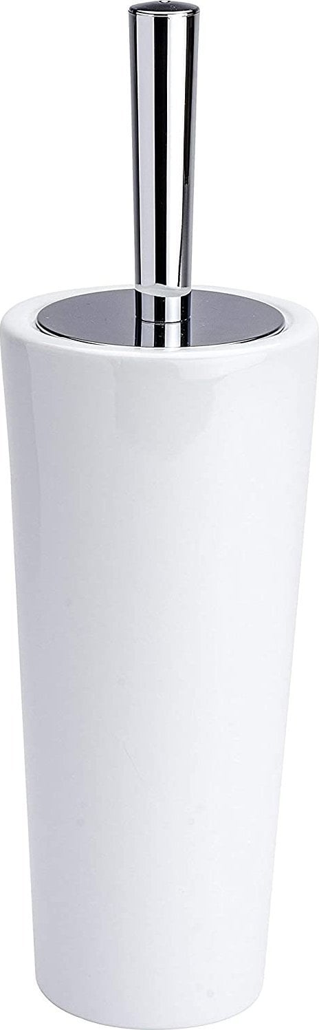 Wenko Pojemnik na szczotkę CONI WHITE + szczotka WC, WENKO