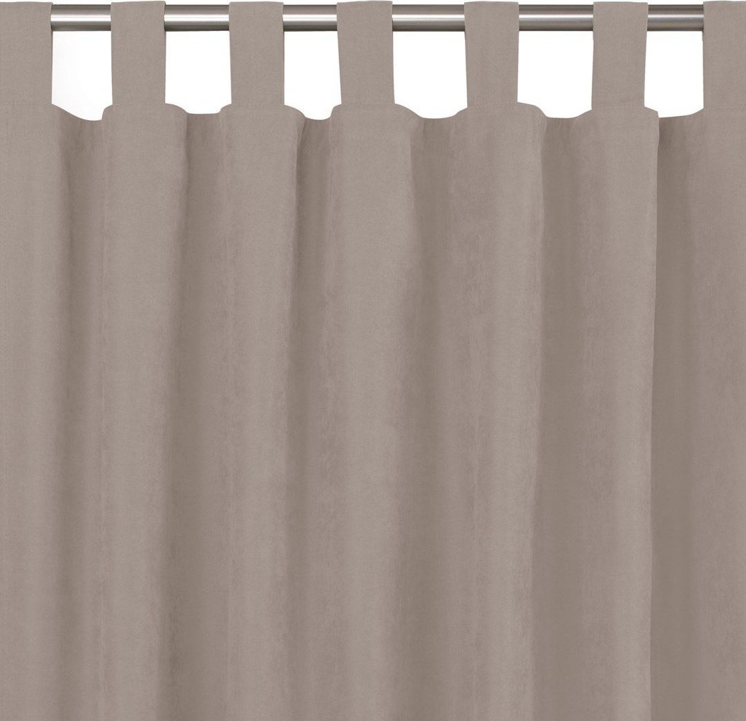 Homede Zasłona MILANA pudrowy róż szenila 136x300 HOMEDE