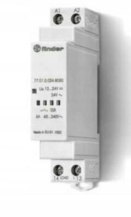 Przekaźnik modułowy półprzewodnikowy 5/300A napięcię łączeniowe 48..265 VAC, sterowanie 24 VDC, zał. w zerze 77.01.9.024.8050