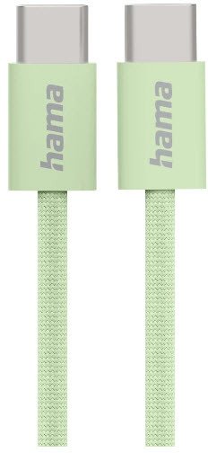 Kabel USB Hama USB-C - USB-C 1 m Zielony (002017260000)