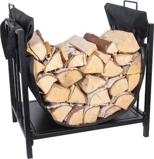 Home Life Stojak kominkowy na drewno z nosidłem Loki