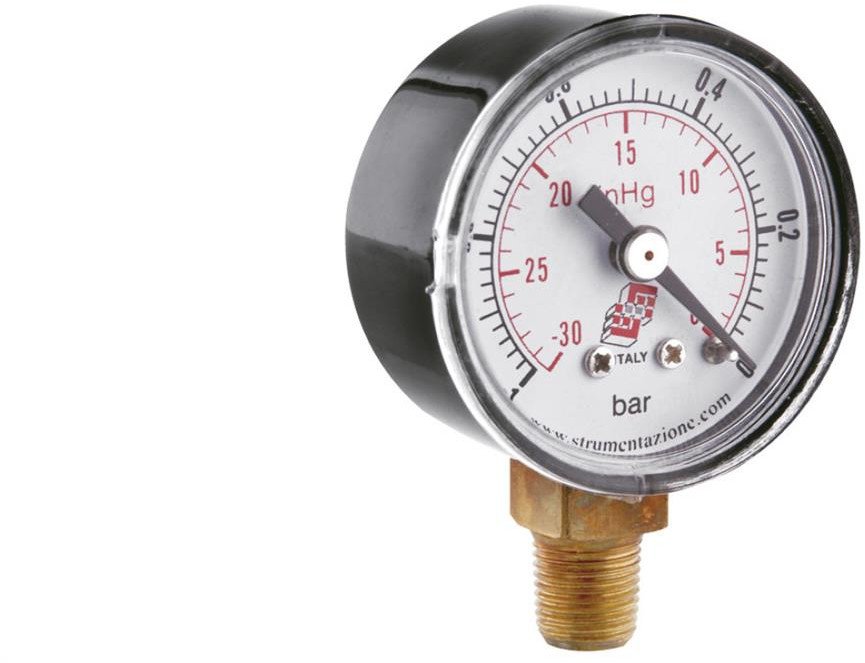 Wakuometr standardowy z przyłączem dolnym, śr. 50mm, -1/0bar, G1/4, W50R.PL000G14
