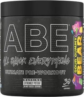 Applied Nutrition - Przedtreningówka, ABE - All Black Everything, Sour Gummy Bear, Proszek 375g