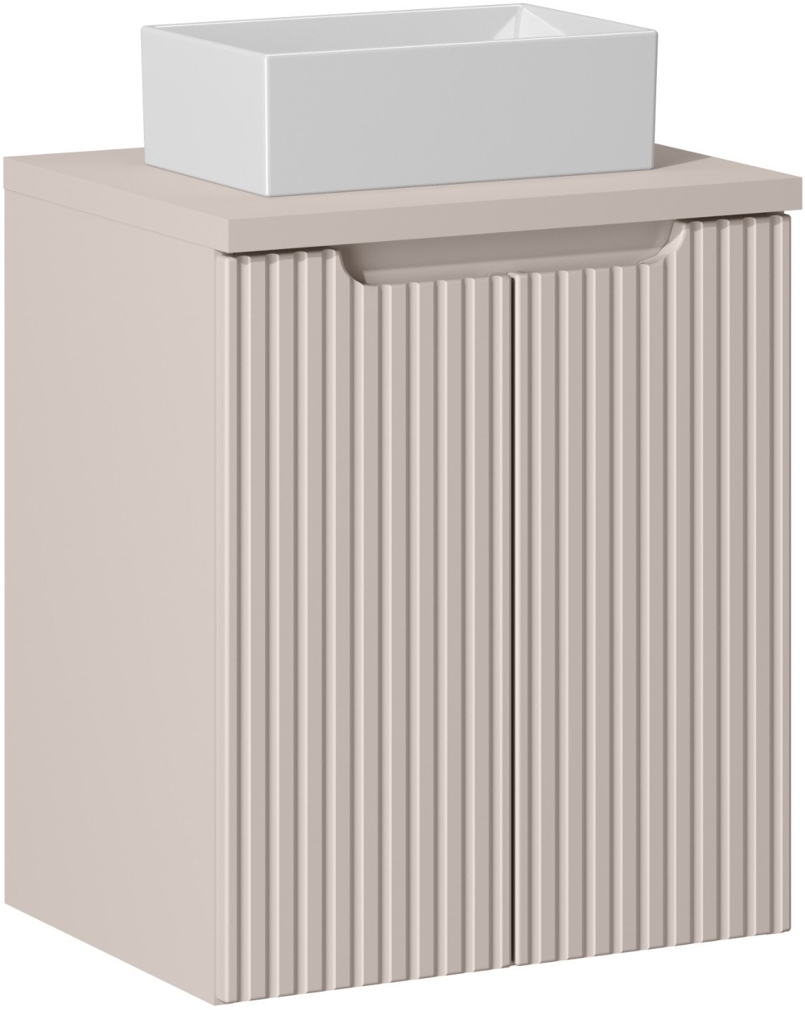 Zestaw meblowy 50cm z blatem i umywalką nablatową Gaja