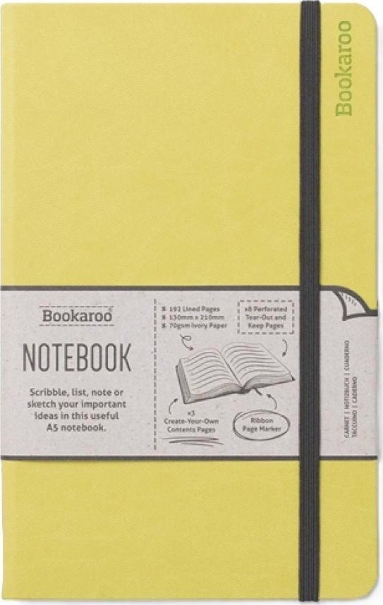 Bookaroo Notatnik Journal A5 - Limonkowy