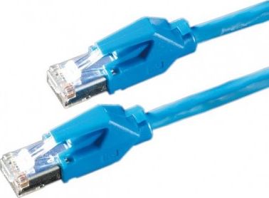 LEONI KERPEN KERPEN E5-70 PatchCord S/FTP (PiMF) Kat.6 LSOH niebieski 0.5m