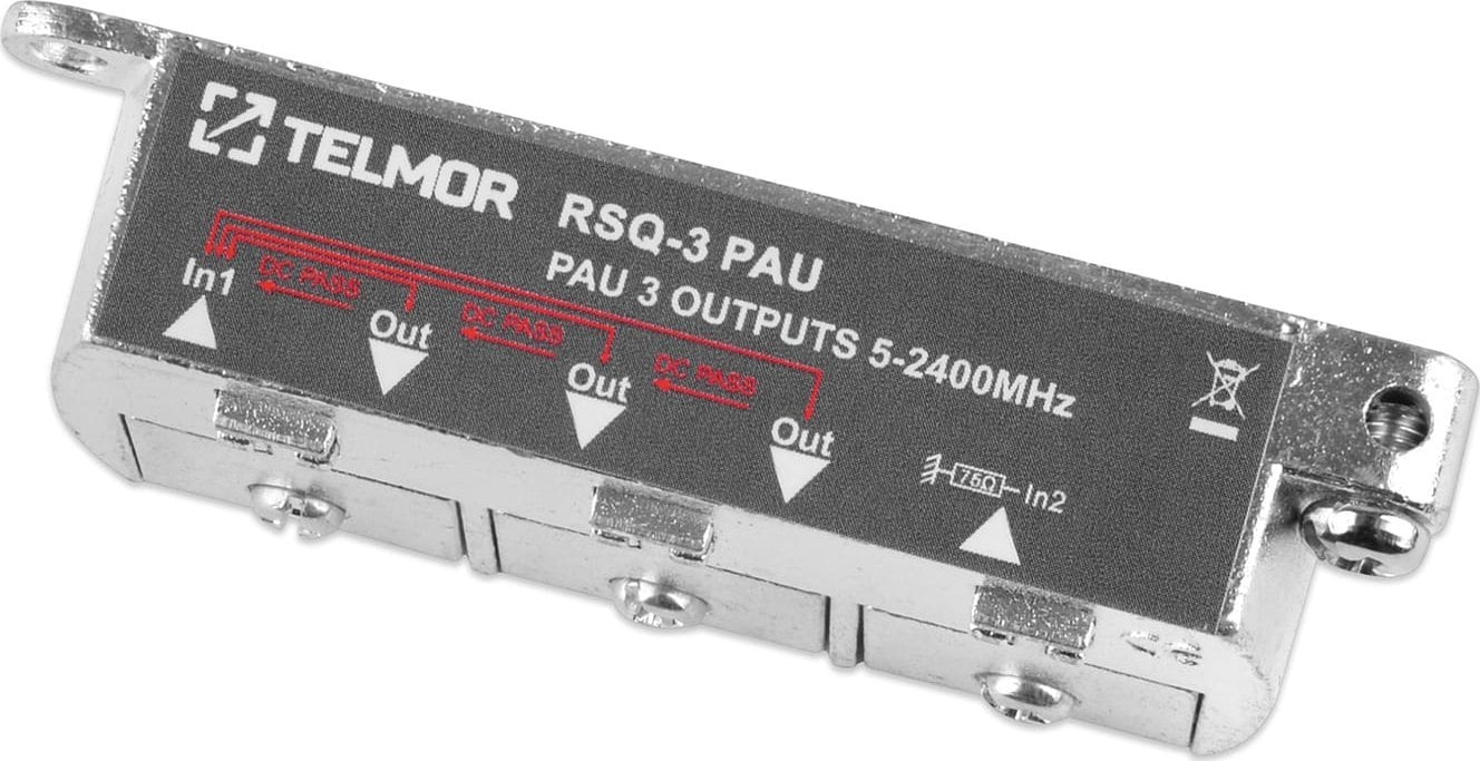 Konwerter światłowodowy Micron RSQ-3 PAU QUICK SPLITTER 3X 2.4G TELMOR