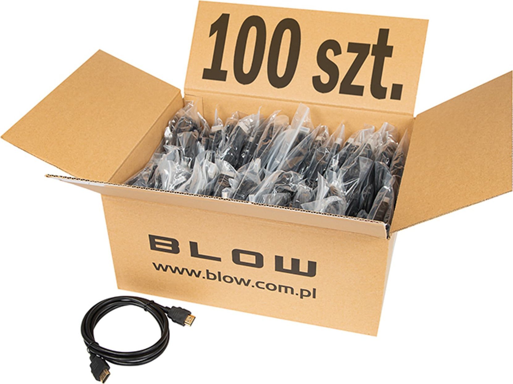 Kabel Blow 92-672# Przyłącze hdmi-hdmi 4k 1.5m 100sztuk
