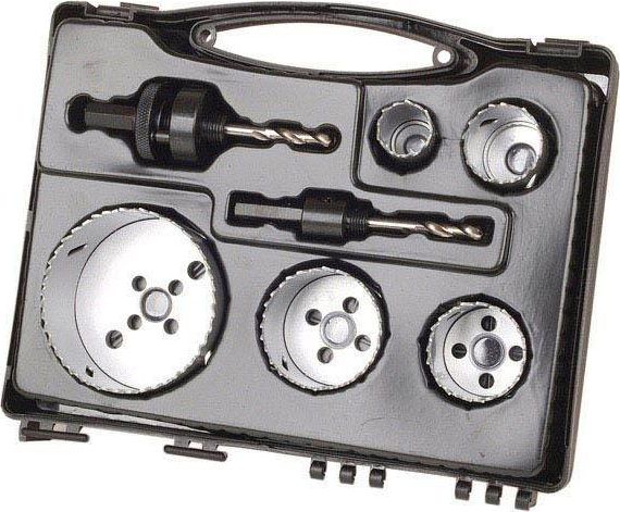 Wolfcraft Zestaw otwornic BiM 25 - 83 mm Wolfcraft - do inastalacji sanitarnych