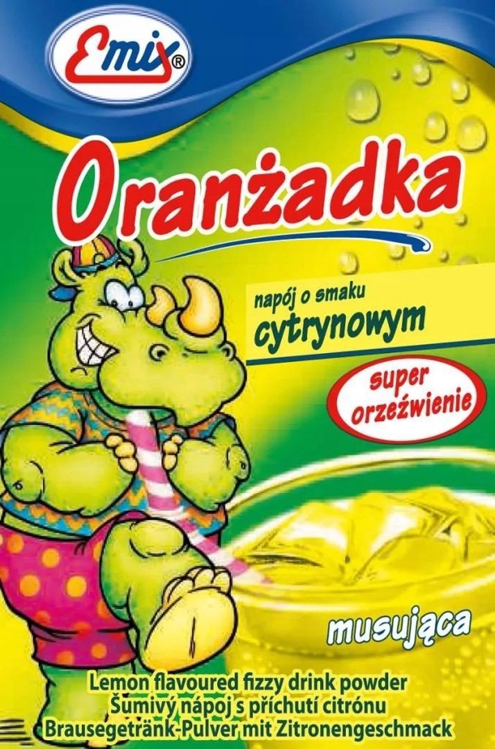 Emix Emix Oranżada o smaku cytrynowym 16 g