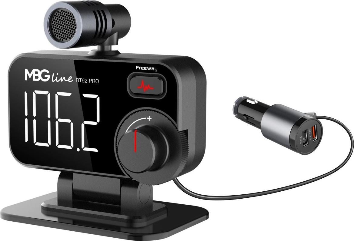 Transmiter FM Mbg Line Transmiter samochodowy FM BLUETOOTH BT92 PRO