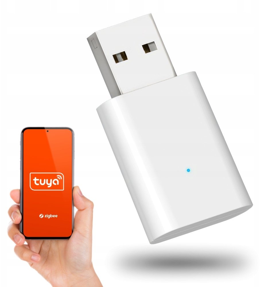 Repeater Wzmacniacz Przekaźnik Sygnału Antena Zigbee Tuya USB Smart Home