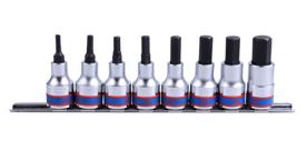 King Tony Zestaw nasadek trzpieniowych imbusowych hex 3/8" H3-H12 8szt. (3108PR8)