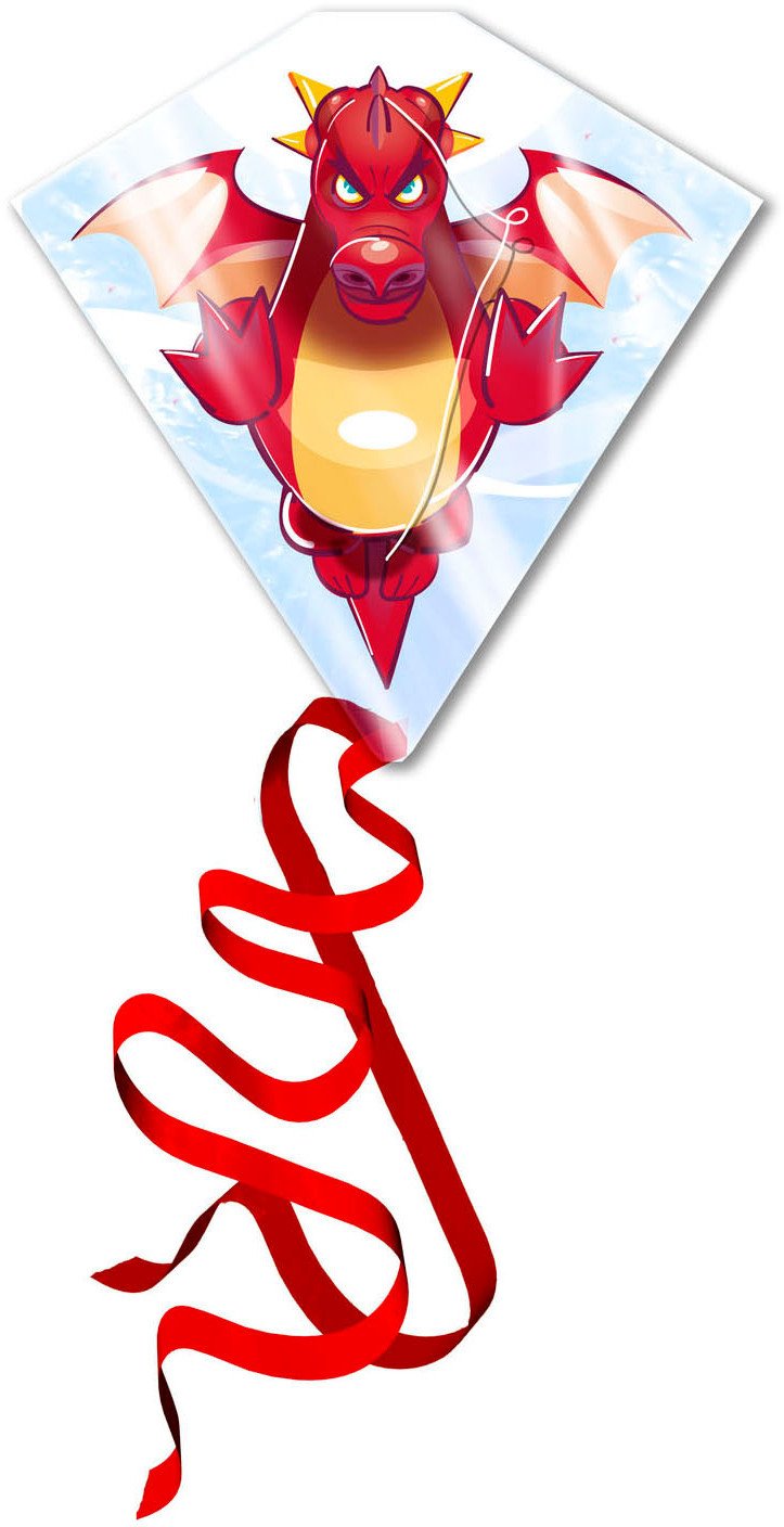 *****EOLO latawiec plastikowy 59x55 Dragon 10062