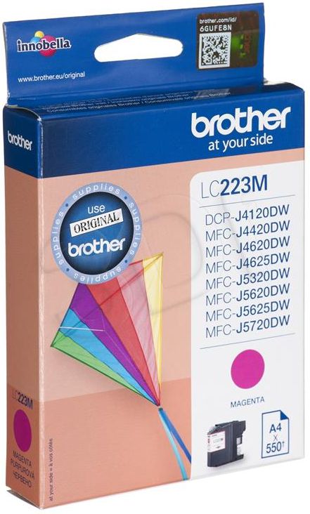 Tusz Brother tusz oryginalny LC223M (magenta)