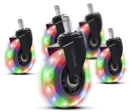 Trust Kółka do foteli świecące 5 szt. (25803)