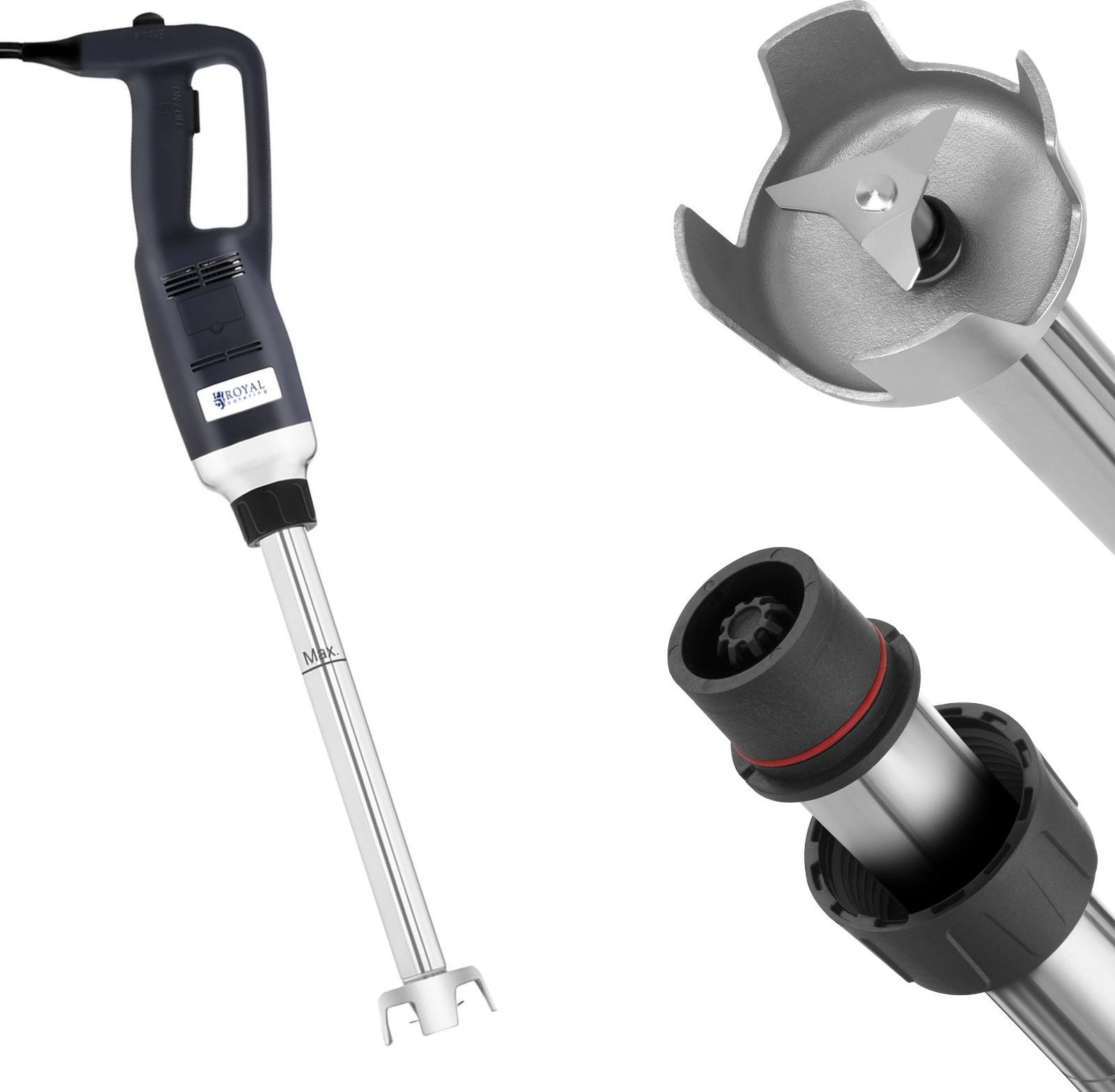 Royal Catering Mocny mikser blender robot ręczny dł. ramienia 400mm 500W 230V Royal Catering