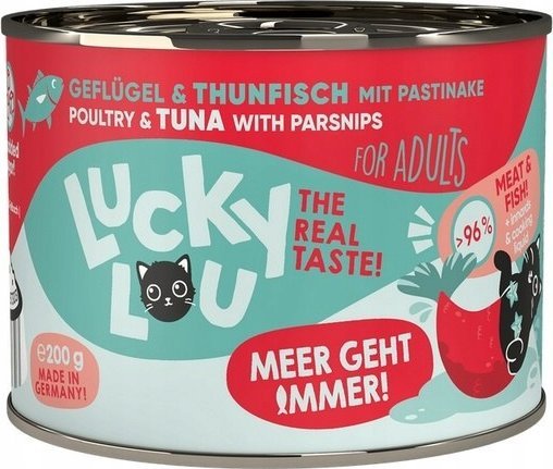Lucky Lou Lucky Lou Lifestage Adult Drób i tuńczyk puszka 200g