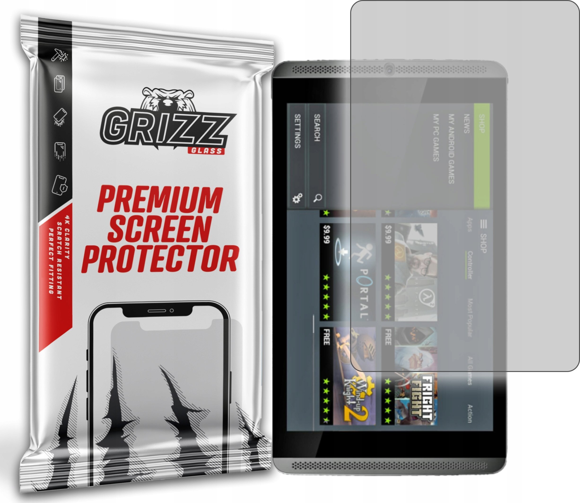 GrizzGlass Folia matowa Grizz Nvidia SHIELD Tablet