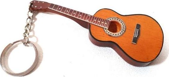 Breloczek Giftdeco Breloczek - gitara klasyk Paco de Lucia z drewna i metalu