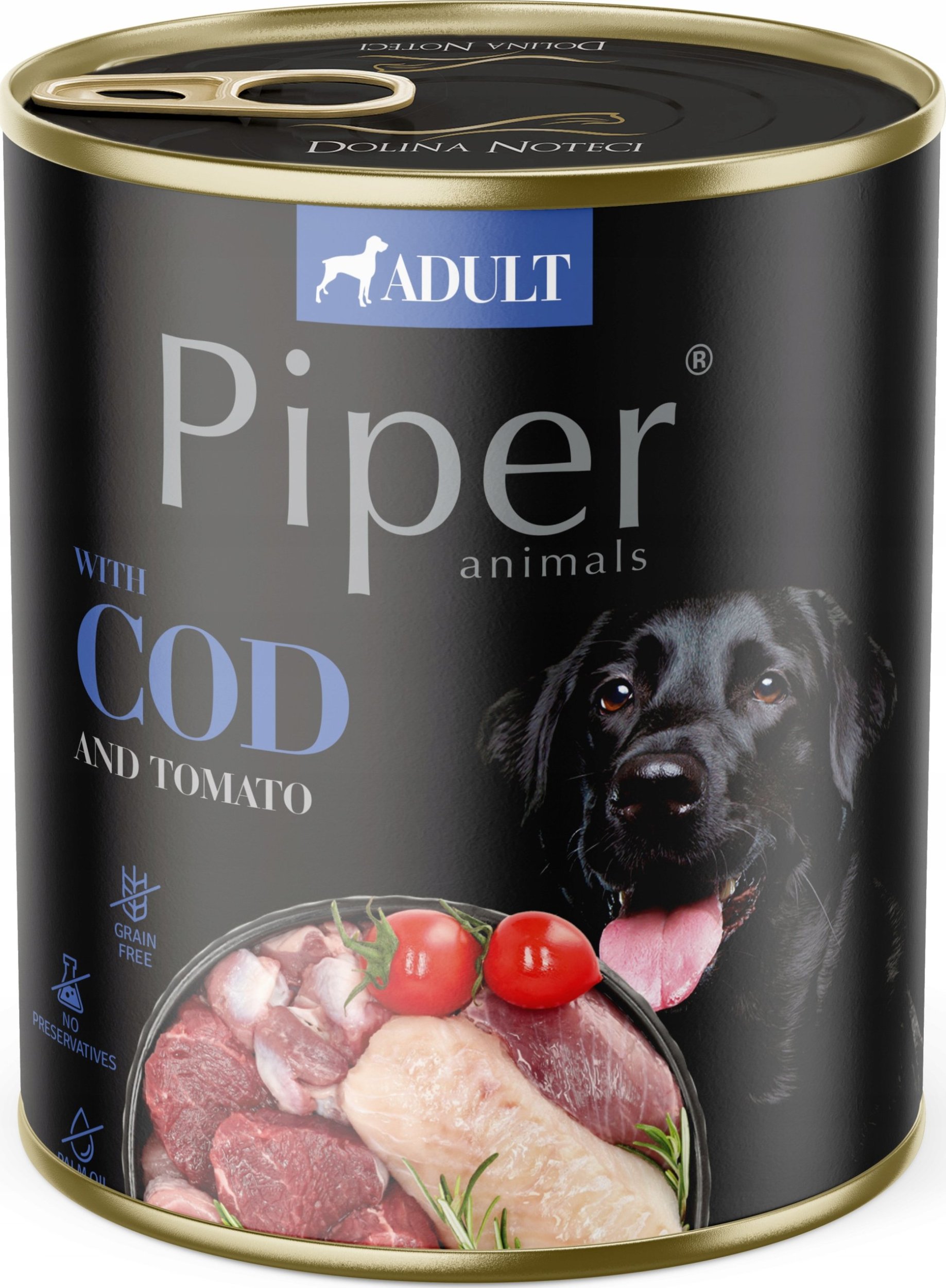 Piper Karma mokra dla psa PIPER Dorsz z pomidorem 800g