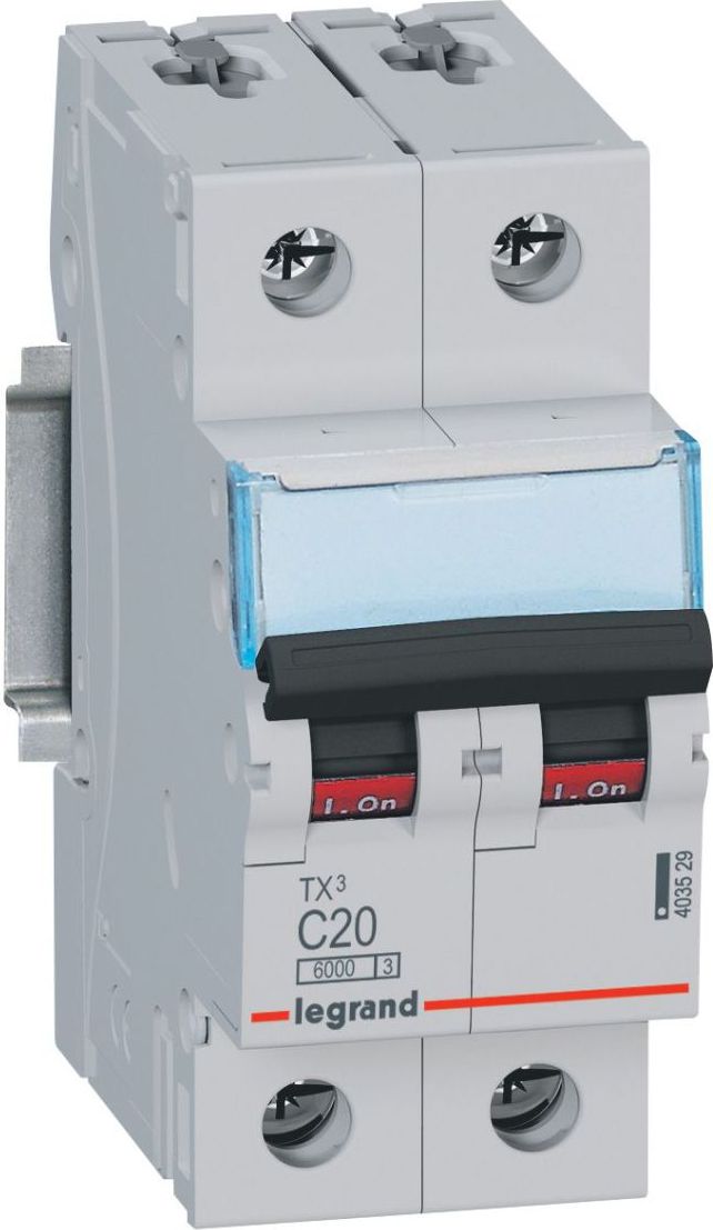 Legrand Wyłącznik nadprądowy S302 C20 6kA TX3 - 403529