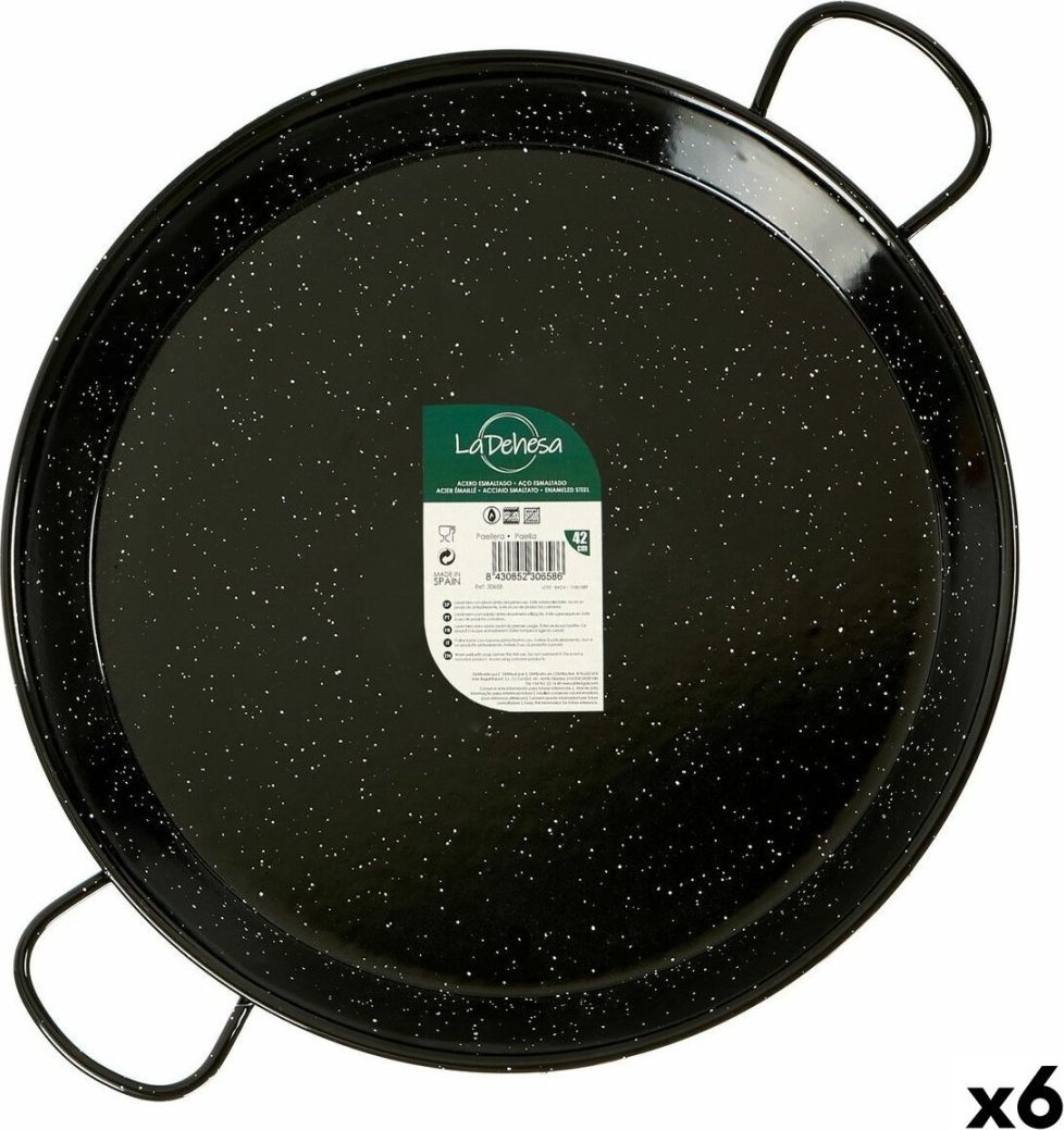 Patelnia La Dehesa zestaw Emaliowana 42cm