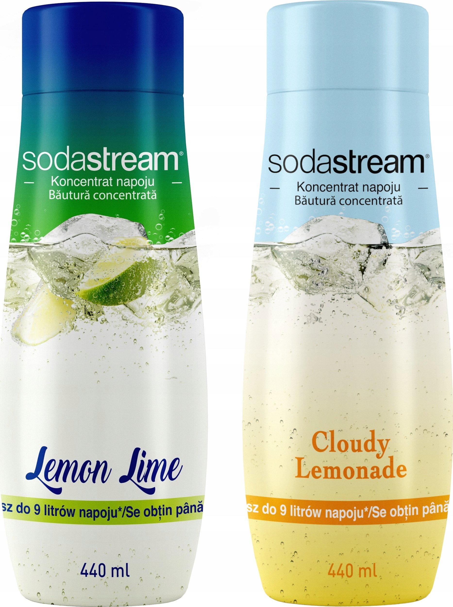 Zestaw 2 koncentratów SodaStream Lemon-Lime+Lemonade