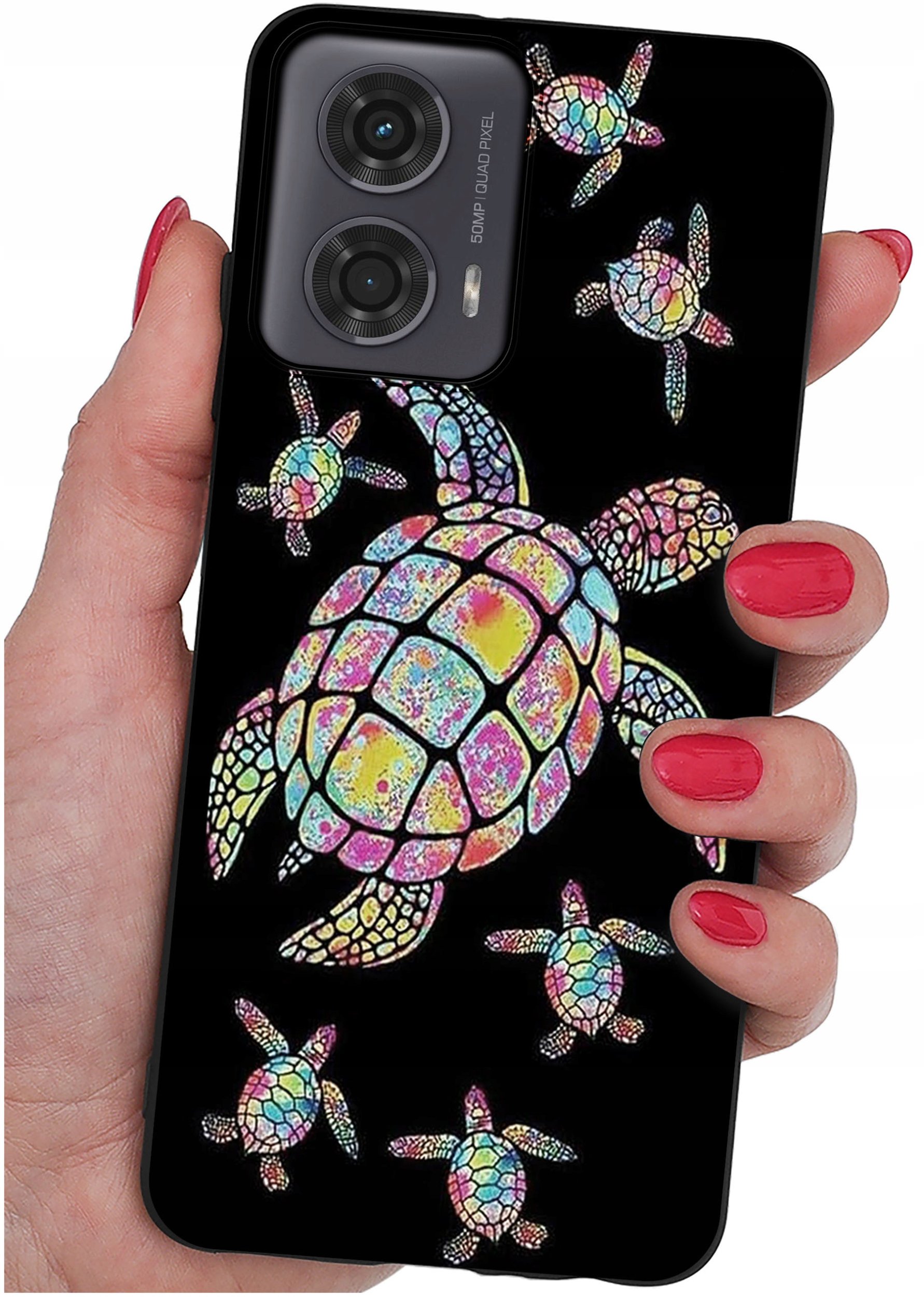 Etui do Motorola Moto G24 |G24 POWER |G04 |E14 WZORY |SILIKONOWE MATT SZKŁO