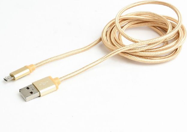 Kabel USB Gembird USB-A - microUSB 1.8 m Złoty (CCB-mUSB2B-AMBM-6-G)
