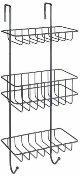 Półka łazienkowa zawieszana na kabinę prysznicową REVIGIO, 3 poziomy, WENKO