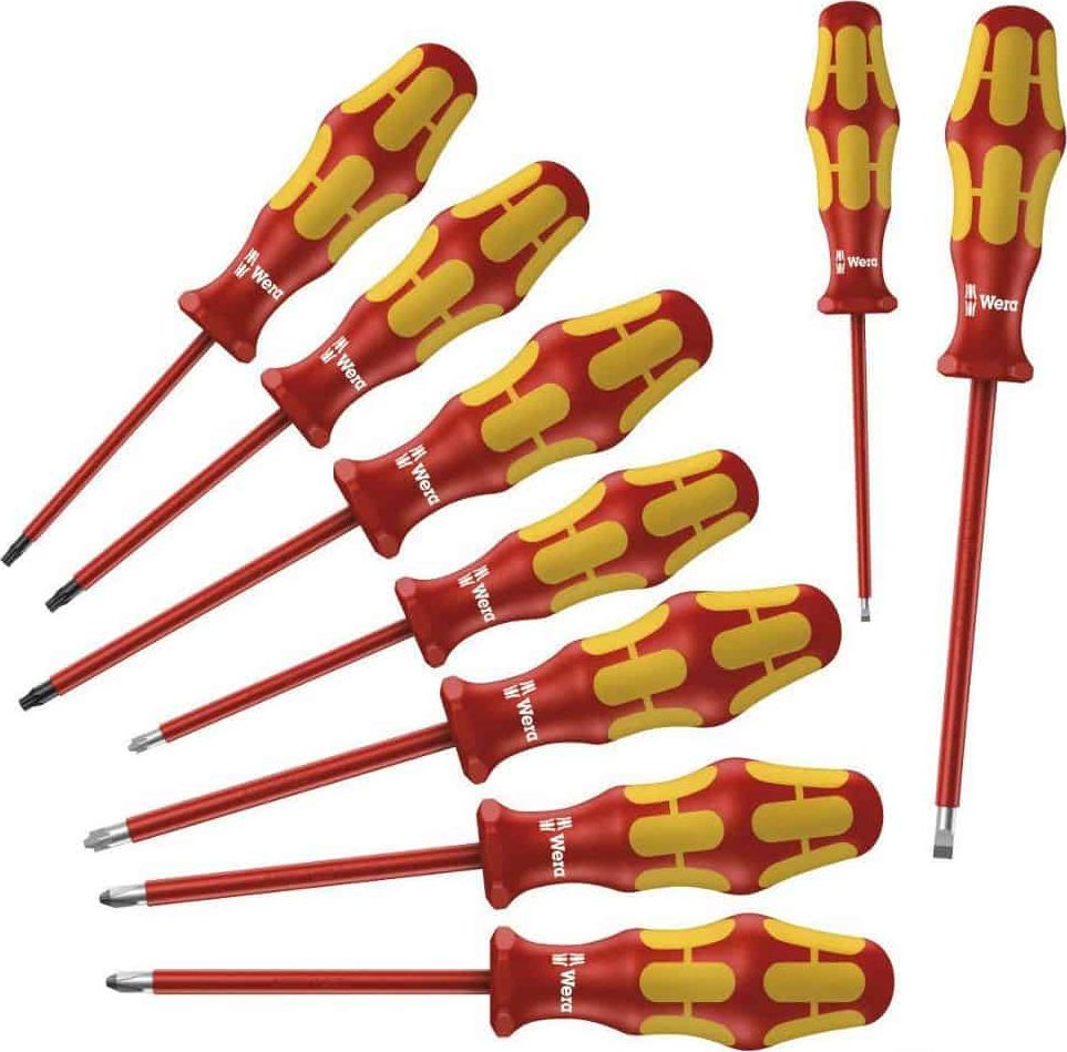 Wera zestaw 9 wkrętaków VDE PH/PZ/TX/płaskie, 160 i/162 i/167 i/9 (5133355001)