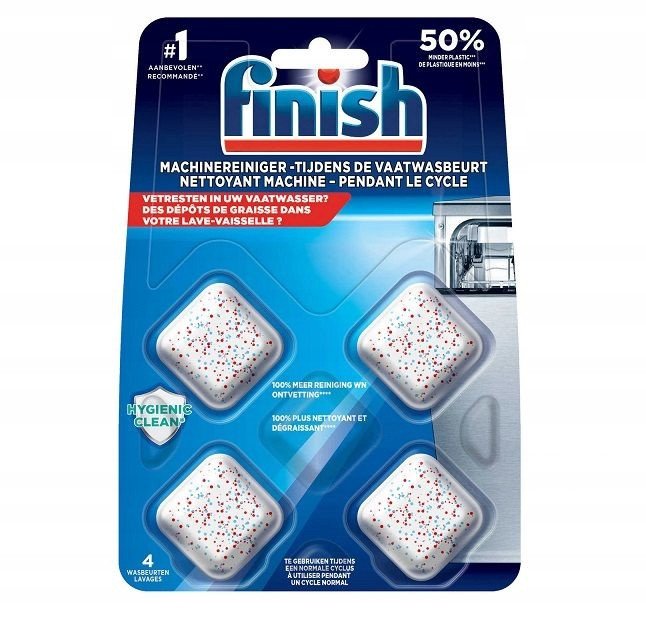 Finish Tabletki do Czyszczenia Zmywarki 4 szt.