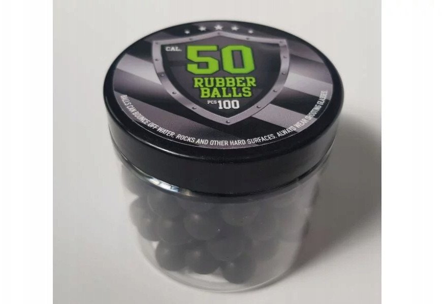 Kule gumowe Guard Power kal.50 (12,7 mm) -100 sztuk
