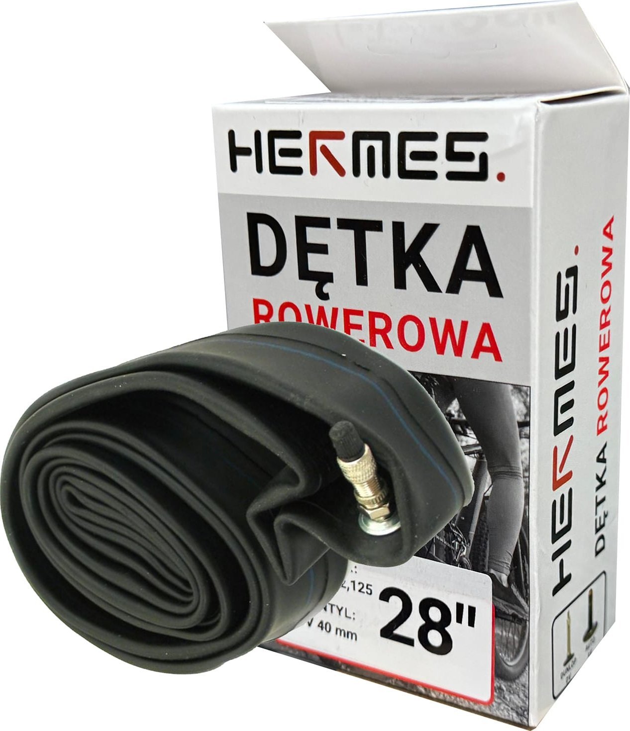 Hermès Dętka rowerowa Hermes 28 x 1,75/2,125 DV 40